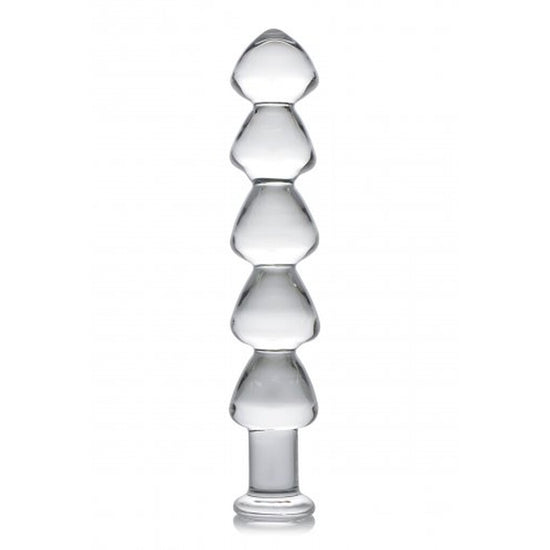 Master Series Drops Anal Links Glass Dildo